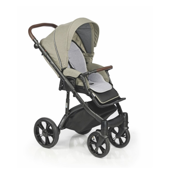 Коляска 2 в 1 Roan Bass Soft Basic Olive Garden, зеленый