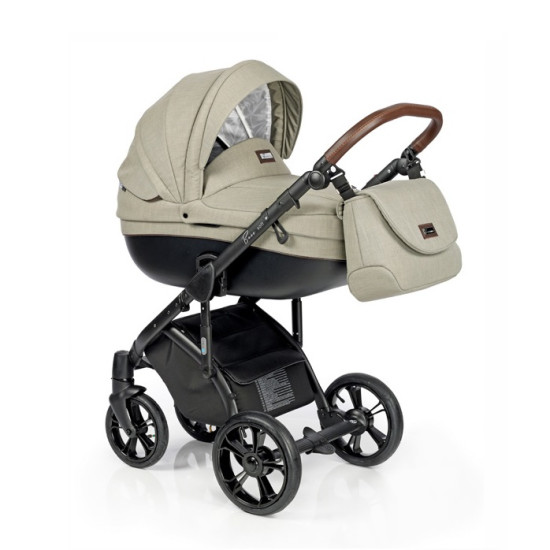 Коляска 2 в 1 Roan Bass Soft Basic Olive Garden, зеленый