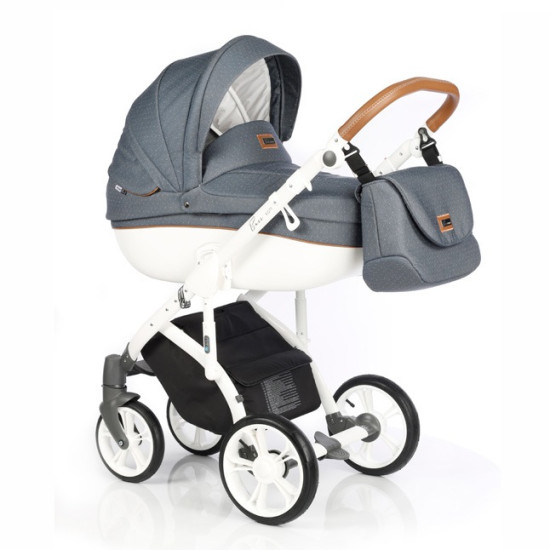 Коляска 2 в 1 Roan Bass Soft Denim Blue Dots, синий