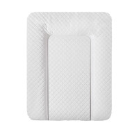Пеленальный матрас Cebababy 50x70 Caro Premium line W-143-079-101, white, белый