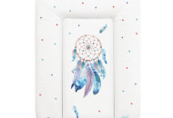 Пеленальный матрас Cebababy 50x70 Azteca & Nature W-143-101-557, Sueno / Перышки, белый