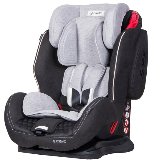 Car Seletto Sportivo 9-36 Grey + Black, Gray / Black
