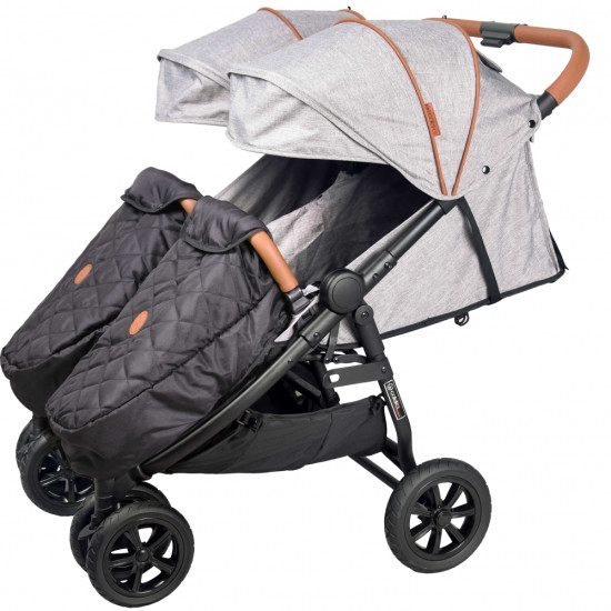 Коляска для двійні Coletto Enzo Twin grey, сірий