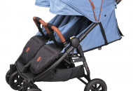 Коляска для двійні Coletto Enzo Twin jeans, джинсовий