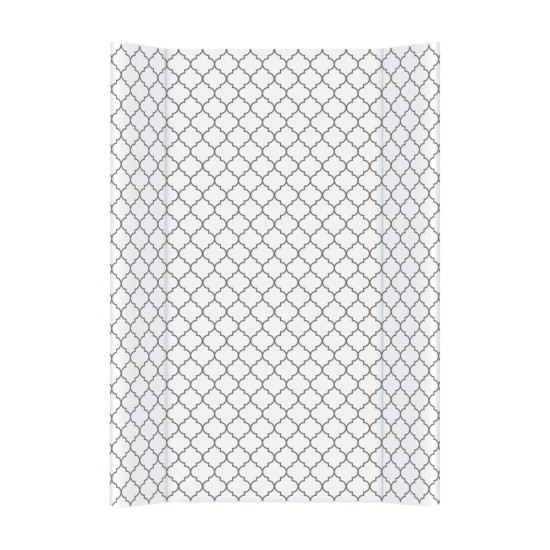 Повивальна дошка Cebababy 50x70 Day & Night W-200-094-518, Morroccan Clover / Мароканський клевер, білий/сірий