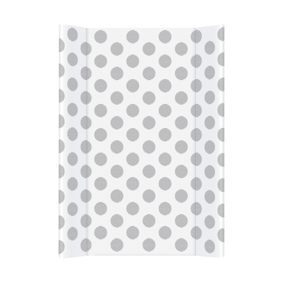 Повивальна дошка Cebababy 50x70 Day & Night W-200-094-523, Polka Dots / Горохи, білий/сірий