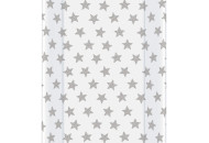 Пеленальная доска Cebababy 50x70 Day & Night, Stars / Звездочки белый / серый