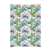 Повивальна дошка Cebababy 50x80 Flora & Fauna W-210-099-542, Camaleon Blanco, білий/зелений