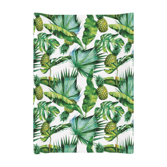 Повивальна дошка Cebababy 50x80 Flora & Fauna W-210-099-545, Pina, білий/зелений