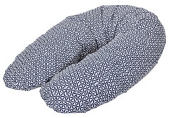 Подушка для беременных Ceba Physio Multi джерси W-741-700-526, Diamonds & circles, белый / серый