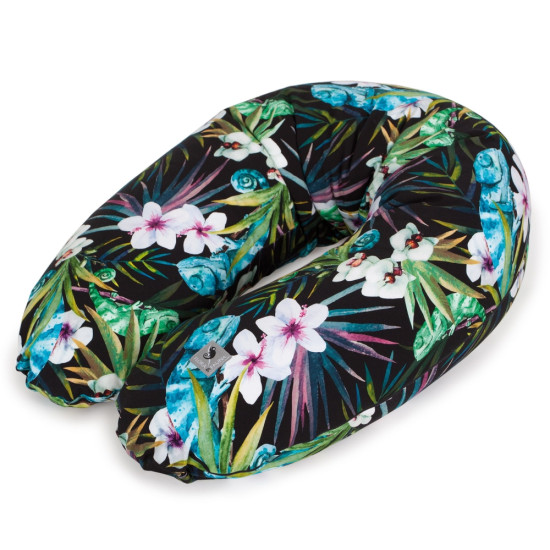 Подушка для вагітних Ceba Physio Multi Flora & Fauna W-741-099-542, Camaleon Blanco, чорний