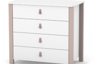 Комод Верес Монако 900 33.2.35.2.13, капучино / белый, белый / беж
