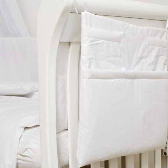 Постельный комплект в детскую кровать 8 эл Twins Dolce Loving bear белый