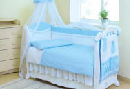 Постельный комплект 8 эл Twins Magic sleep 4070-M-001, blue, голубой