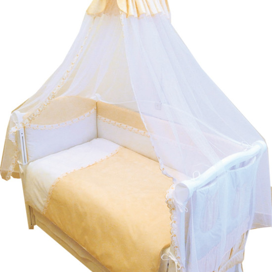 Постельный комплект 8 эл Twins Magic sleep 4070-M-002, yellow, желтый