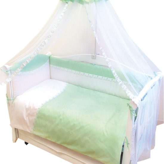 Постельный комплект 8 эл Twins Magic sleep 4070-M-003, green, зеленый