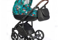 Коляска 2 в 1 Roan Bass Soft Print Secret Garden, зеленый
