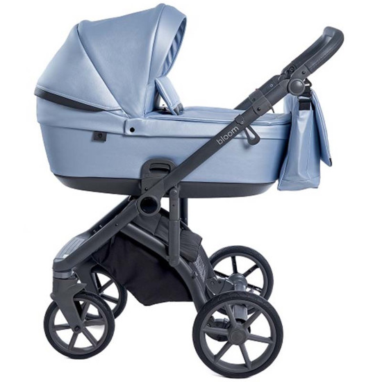 Коляска 2 в 1 Roan Bloom Eco Blue Pearl, голубой
