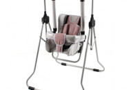 Children's swing Adbor N1 (with table) 01 beige/pink