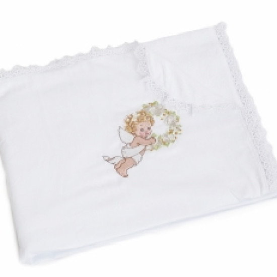 Крыжма для крещения Twins 120х120 сатин/махра