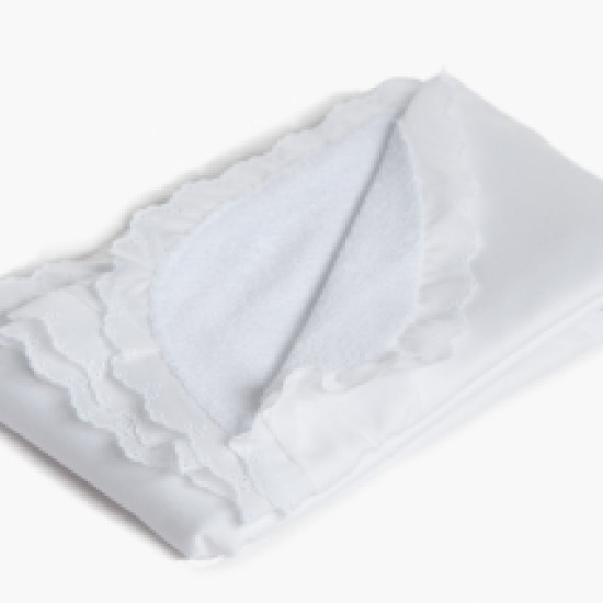 Крижма для хрещення Twins 80х80 сатин/махра