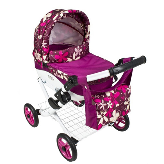 Коляска для ляльки Adbor Lily 16 фіолетовий