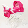 Коляска для ляльки Adbor Lily White Lw-02, 02, рожевий