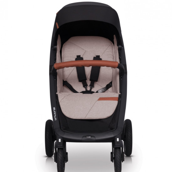 Коляска EasyGo Quantum Air anthracite, графит