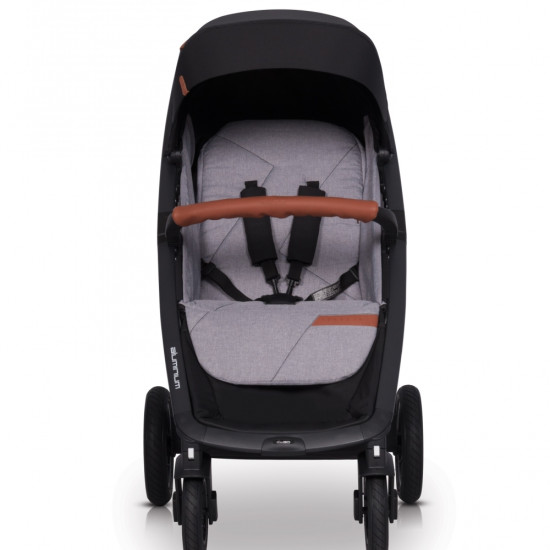 Коляска EasyGo Quantum Air grey fox, серый