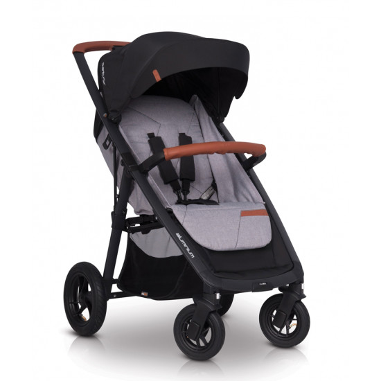 Коляска EasyGo Quantum Air grey fox, серый