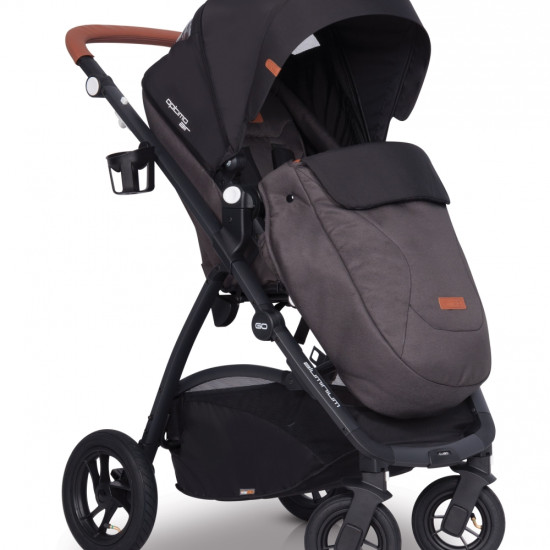 Коляска прогулочная EasyGo Optimo Air anthracite графит