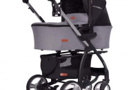 Stroller 2 in 1 Easygo Viirage ECCO 2019 Grey Fox, gray