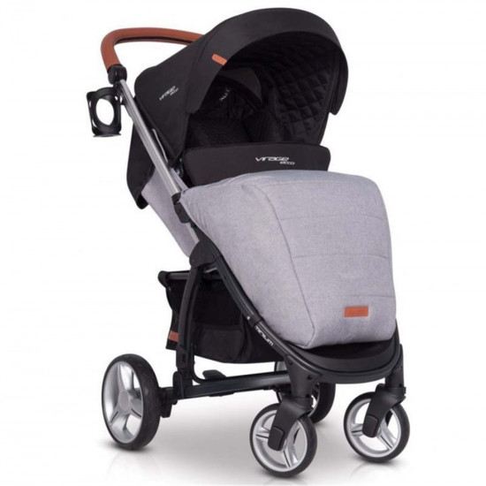 Коляска 2 в 1 EasyGo Virage Ecco 2019 denim, джинсовый