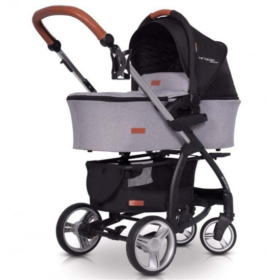 Коляска 2 в 1 EasyGo Virage Ecco 2019 denim, джинсовый