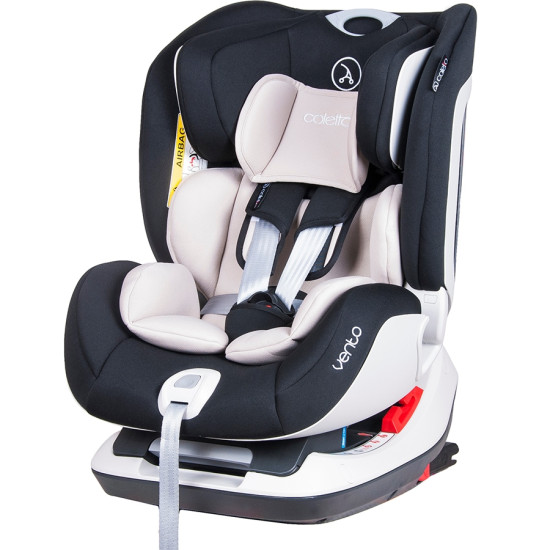 Автокресло Coletto Vento Isofix 0-25 9024-CVIs-13, black, черный