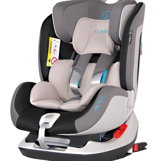 Автокресло Coletto Vento Isofix 0-25 9024-CVIs-10 grey, серый