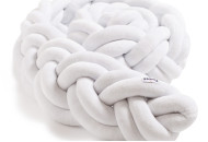 Бампер - косичка Twins 3-х прядна двойная 200 см 2020 K3-2-200-01, white, белый