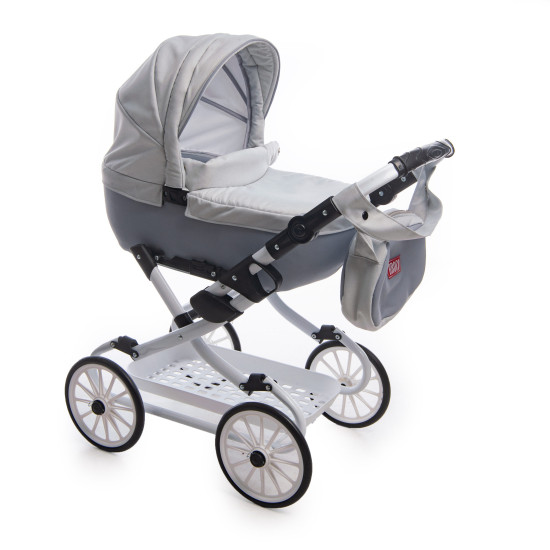 Коляска Broco Mini Avenu 2020 лялькова 12, сірий