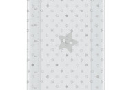 Пеленальная доска Cebababy 50x80 Basic line W-210-066-260, Звездочка серая, серый