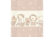 Пеленальная доска Cebababy 50x80 Basic line W-210-050-230, Утки беж, бежевый