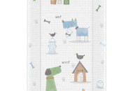 Повивальна дошка Cebababy 50x80 Basic line W-210-073-003, Мій пес голубий/зелений, голубий