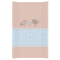 Пеленальная доска Cebababy 50x80 Basic line W-210-046-230, Птички коричневые, бежевый