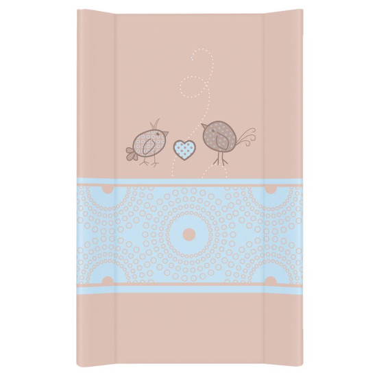 Пеленальная доска Cebababy 50x80 Basic line W-210-046-230, Птички коричневые, бежевый