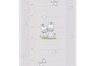 Пеленальная доска Cebababy 50x70 Basic line W-200-002-260, Зебра серая, серый