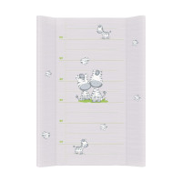 Пеленальная доска Cebababy 50x70 Basic line W-200-002-260, Зебра серая, серый