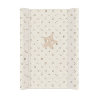 Пеленальная доска Cebababy 50x70 Basic line W-200-066-111, Звездочка бежевая, бежевый