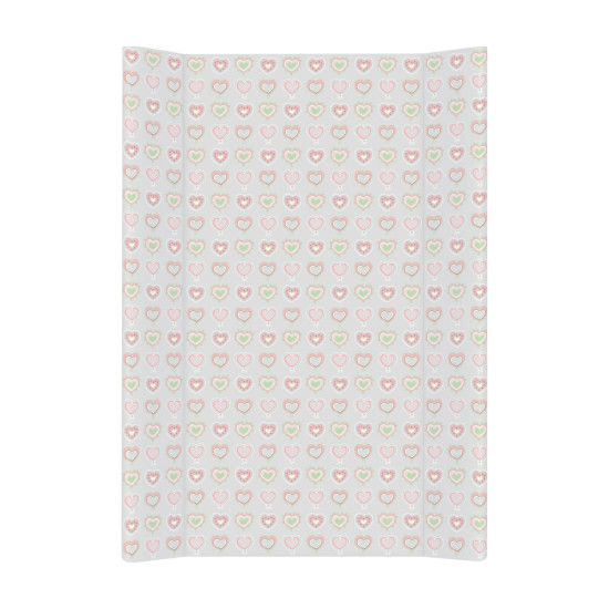 Повивальна дошка Cebababy 50x70 Basic line W-200-089-261, Кольорова любов сірий, сірий