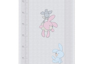 Повивальна дошка Cebababy 50x70 Basic line W-200-068-260, Кролики сірі, сірий