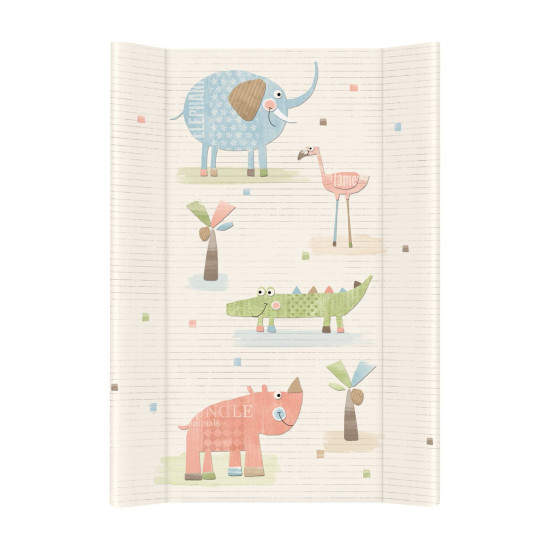 Пеленальная доска Cebababy 50x80 Basic line W-210-088-170, Джунгли беж, бежевый
