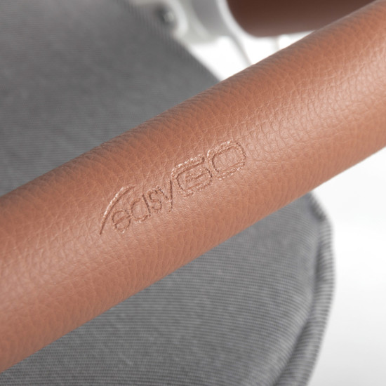 Коляска для двійні EasyGo 2 of Us grey fox, сірий